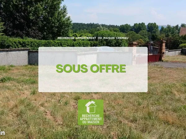 Terrain 580 m² CREMIEU 