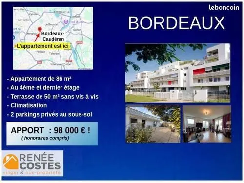 Appartement en Viager 3 pièces 86 m² 