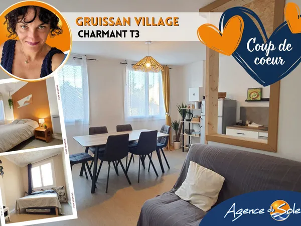 Coup de coeur assuré pour ce T3 au coeur du Village! 
