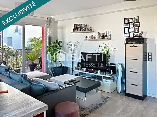 Appartement T3 très lumineux avec grand Balcon proche de toutes commodités 