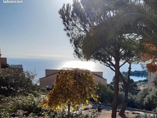 Appartement 2 pièces vue Baie Tino Rossi Route des Sanguinaires Terrasse 15 m2 
