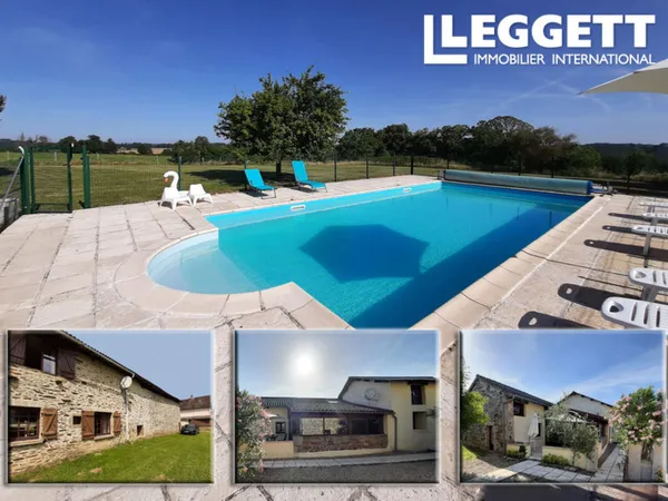 Magnifique complexe de caractère - grande maison familiale, 2 maisons/gîtes, grange géante, 