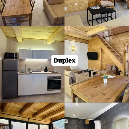 Quatre appartements entièrement rénovés, du studio au duplex dans une maison de village à 
