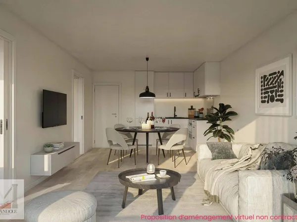Appartement 2 pièces 44 m² 