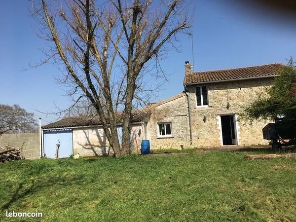 2 maisons sur terrain 1215 m2 arboré 