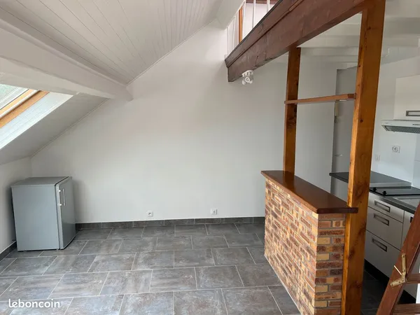 Studio avec mezzanine 