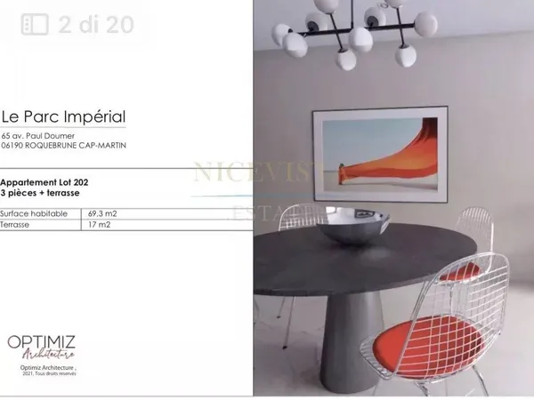 Appartement 3 pièces 113 m² 