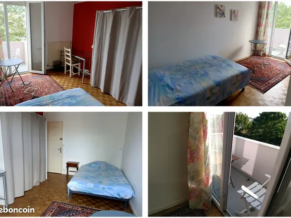 Chambre dans un appartement en colocation 