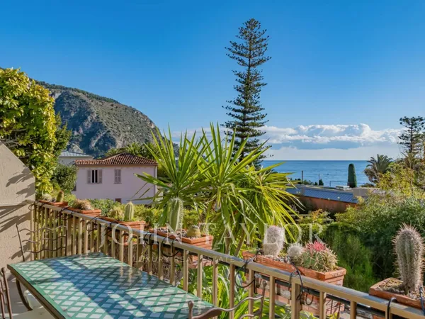 Villa mitoyenne - 4 chambres - vue mer - Èze bord de Mer 
