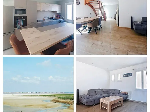 Maison entièrement rénovée face à la mer 
