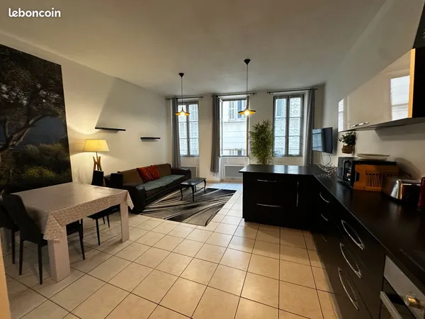 Spacieux T2 meublé Bail mobilité Marseille hypercentre 