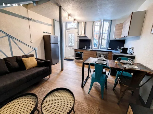 Charmante Maison de ville meublée et rénovée Netflix et Wi-Fi inclus 