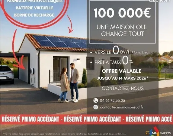 Maison 3 pièces 50 m² 