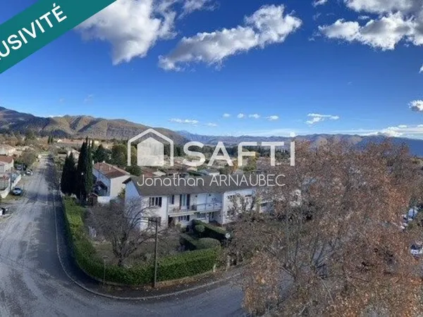 Duplex lumineux au dernier étage avec balcon plein sud et vue dégagée 