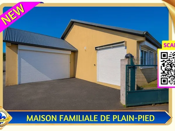 Maison de plain-pied 6 pièces 100 m² 