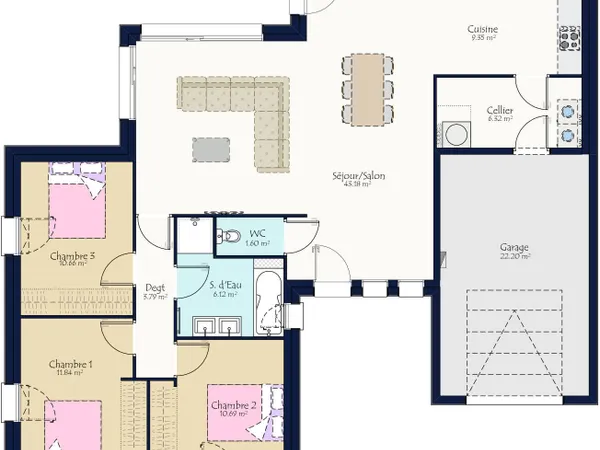 Maison contemporaine à Venansault 