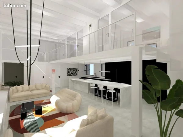 Loft/atelier/surface 4 pièces 130 m² 