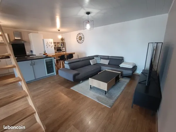 T3 Duplex meublé - 75 m² (90 m² au sol) - Jarville 
