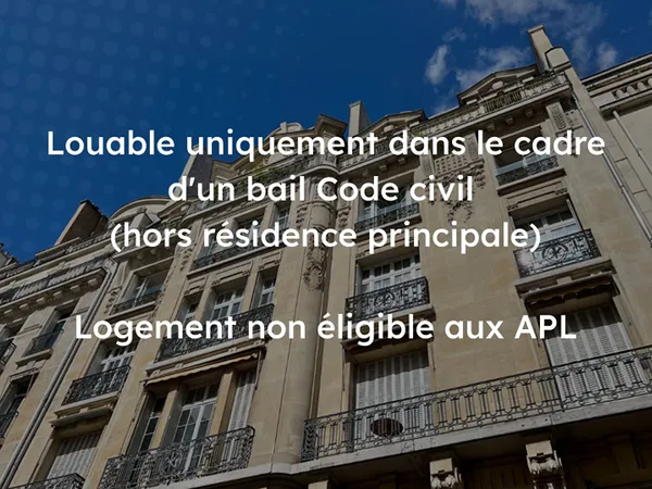 Appartement 1 pièce 9 m² 