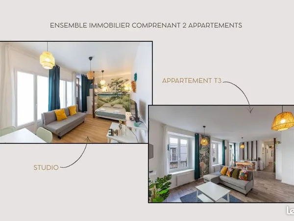 Appartement 3 pièces 34 m² 