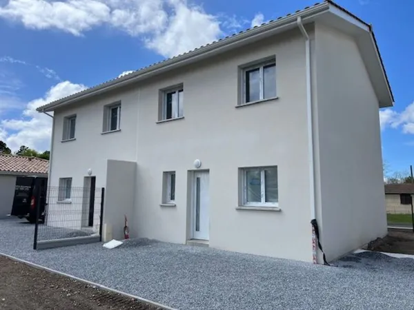 Maison neuve mitoyenne 80 m2 Belin-Beliet 