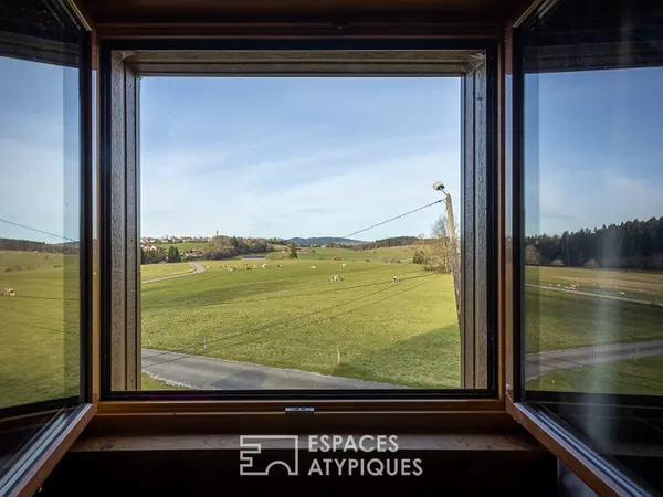 Chalet familial avec piscine dans son hameau 