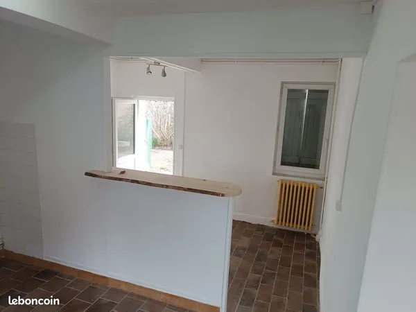 F3 de 47m2 + cave et jardin 