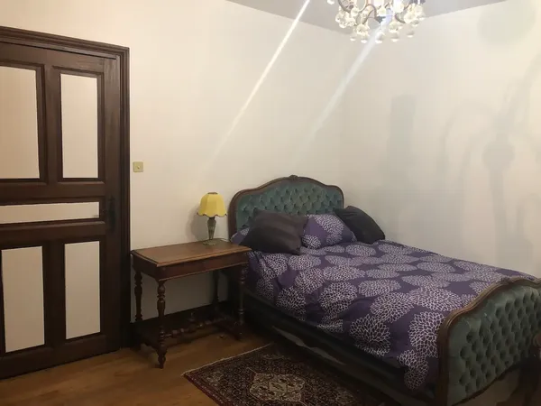 Loue chambre Bleue meublée dans maison de 200m² avec 2000m² de jardin) - 1 chambre, Meylan (38) 