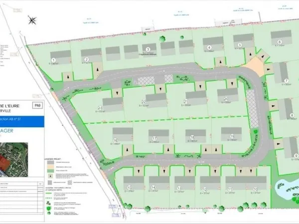 Terrain 427 m² 