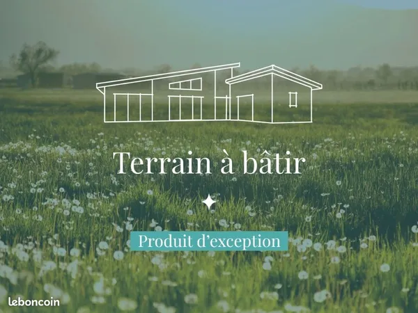 Terrain 1 268 m² Latresne 