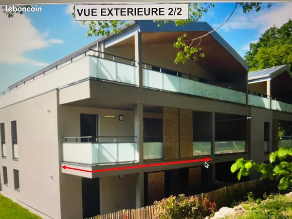 Location f3 + garages - tassin la demi-lune 