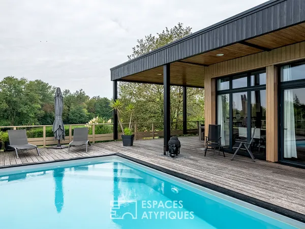 Villa contemporaine aux accents de villégiature 