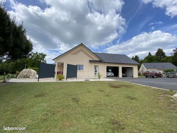 Vends maison plein pied 