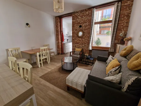 JEANNE D'ARC T2 meublé de 41 m2 avec terrasse de 23 m2 