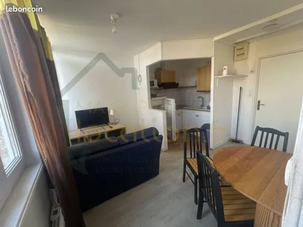 Studio 2 pièces 24 m² 
