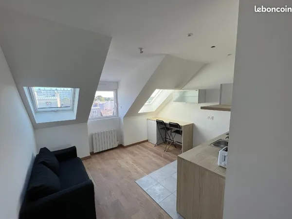 Appartement meublé 30m² - VUE MER - T2 Recouvrance/Quatre Moulins 