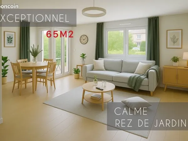 Appartement 3 pièces 68 m² 