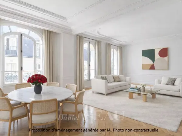 Paris XVIe - Boissière-Iéna - Appartement familial avec balcon 