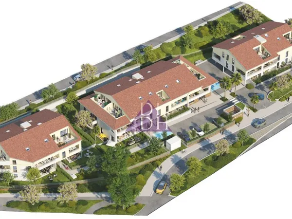 Programme neuf : T3 avec 2 terrasses, garage et parking - Bo 
