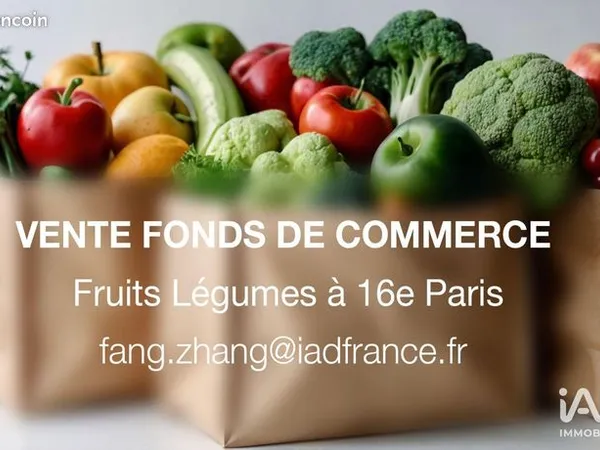 Fonds de commerce 45 m² 