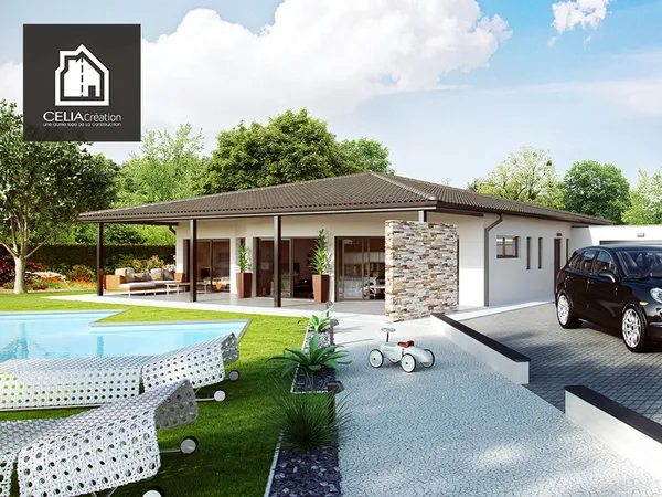 Projet de construction - Maison de 130 m² - Ségoufielle (32600) 