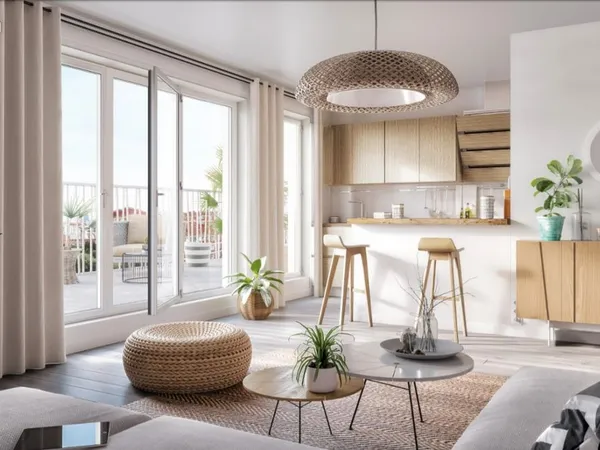 Appartement 2 pièces 46 m² 