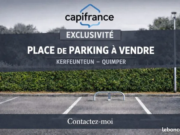 Parking 10 m² Quimper 