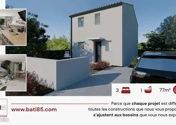 Maison 77 m² 