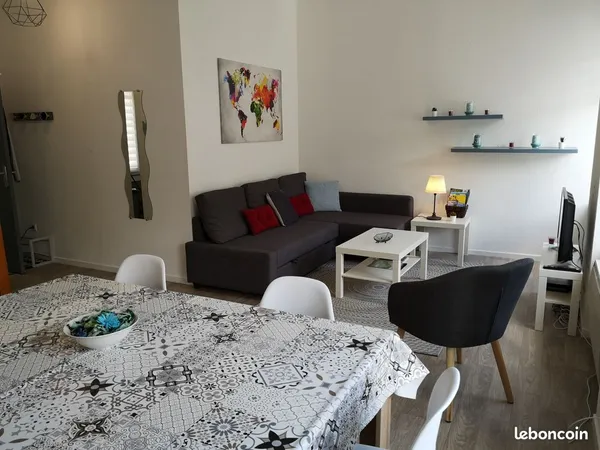 T3 - 70m² - 2 ch. - jardin 