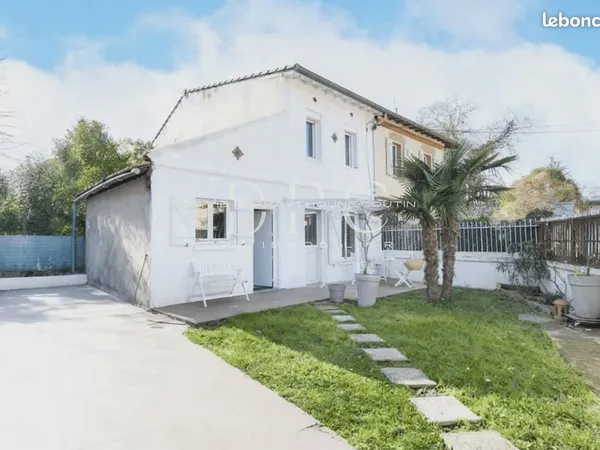 Maison t3 84m² avec atelier jardin et terrasse 