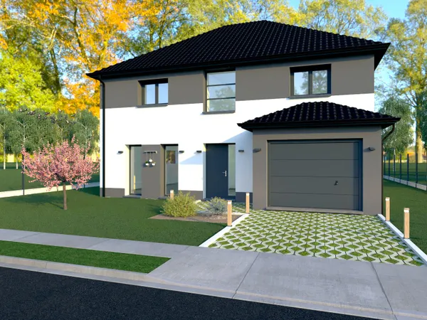 Terrain + maison 140 m² 