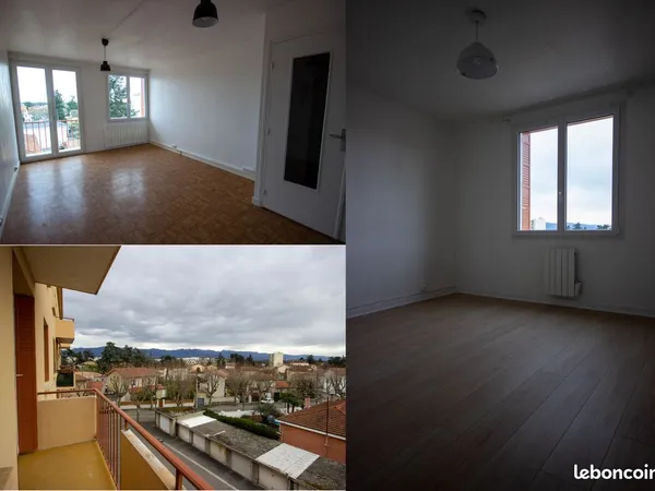 ROMANS T3 Entièrement rénové de 67 m² + Balcon 