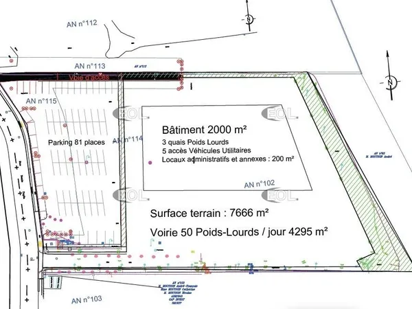 Local d'activité 1909 m² 