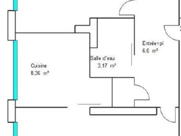Appartement de 49m2 à louer sur Roquebrune Cap Martin 
